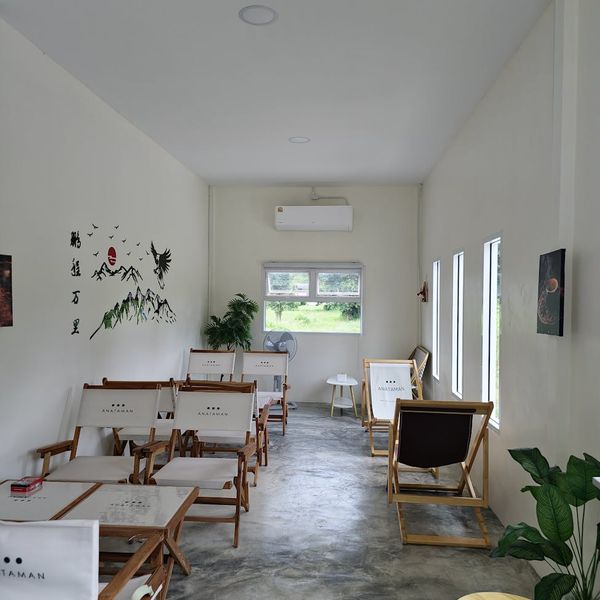 Minimalist yoga studio interior with soft natural light